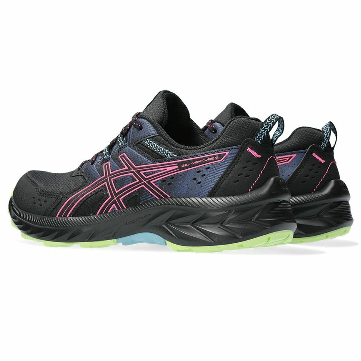 Hardloopschoenen voor Volwassenen Asics Gel-Venture 9 Berg Vrouw Zwart