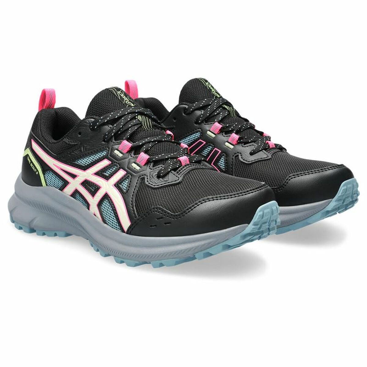 Hardloopschoenen voor Volwassenen Asics Trail Scout 3 Vrouw Zwart