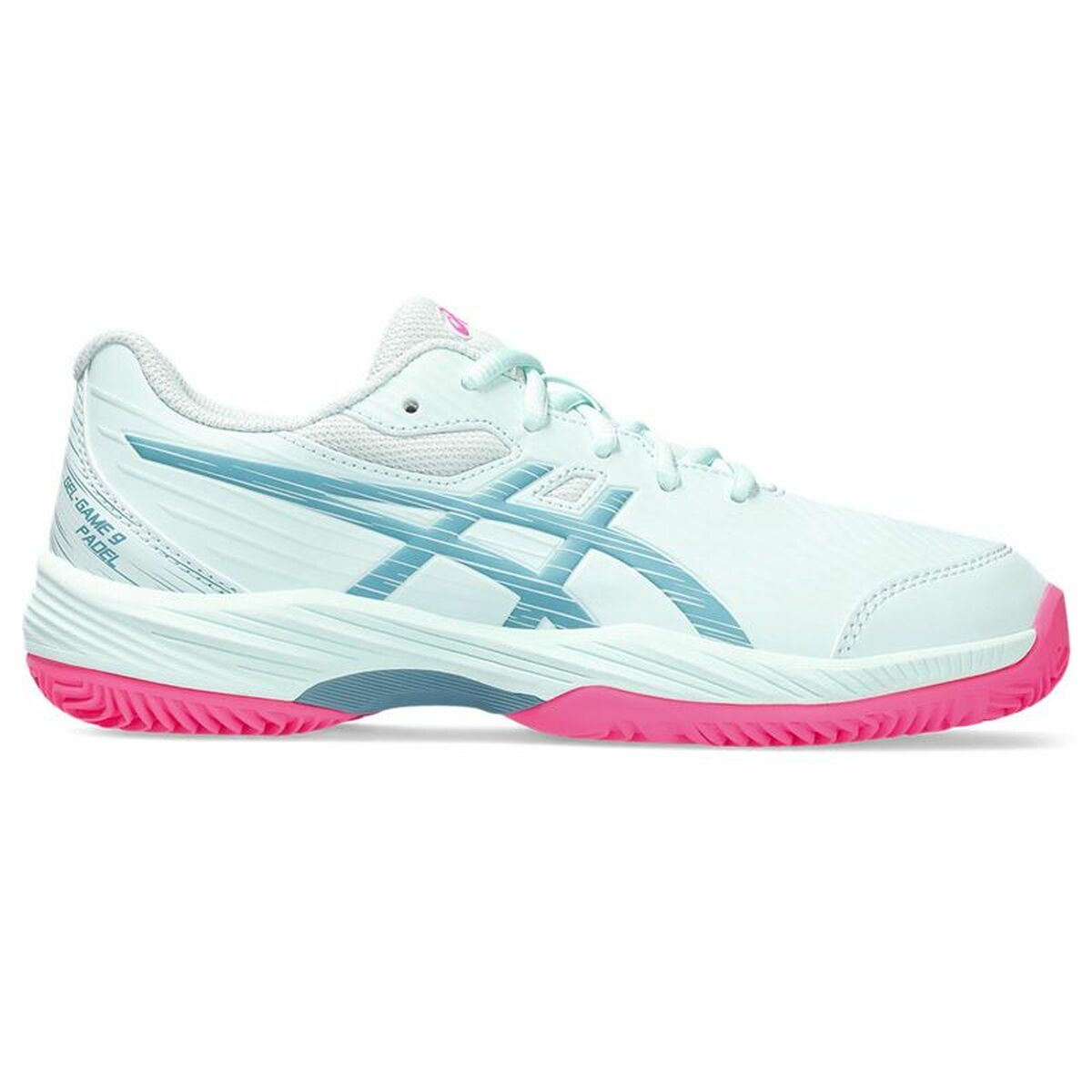 Padelschoenen voor kinderen Asics Gel-Game 9 Licht Blauw
