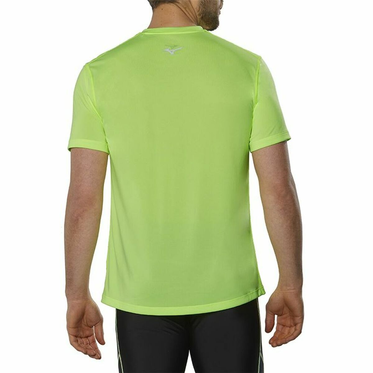 Heren-T-Shirt met Korte Mouwen Mizuno Core Tee Limoengroen