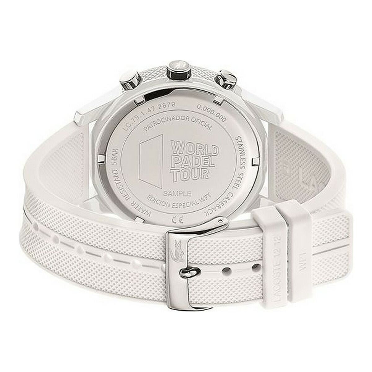 Horloge Heren Lacoste WPT 2020 ø 44 mm Wit