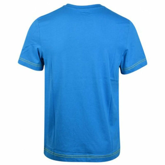 Heren-T-Shirt met Korte Mouwen Lotto Brett Blauw