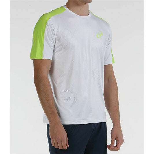 Heren-T-Shirt met Korte Mouwen Bullpadel Wit Mannen