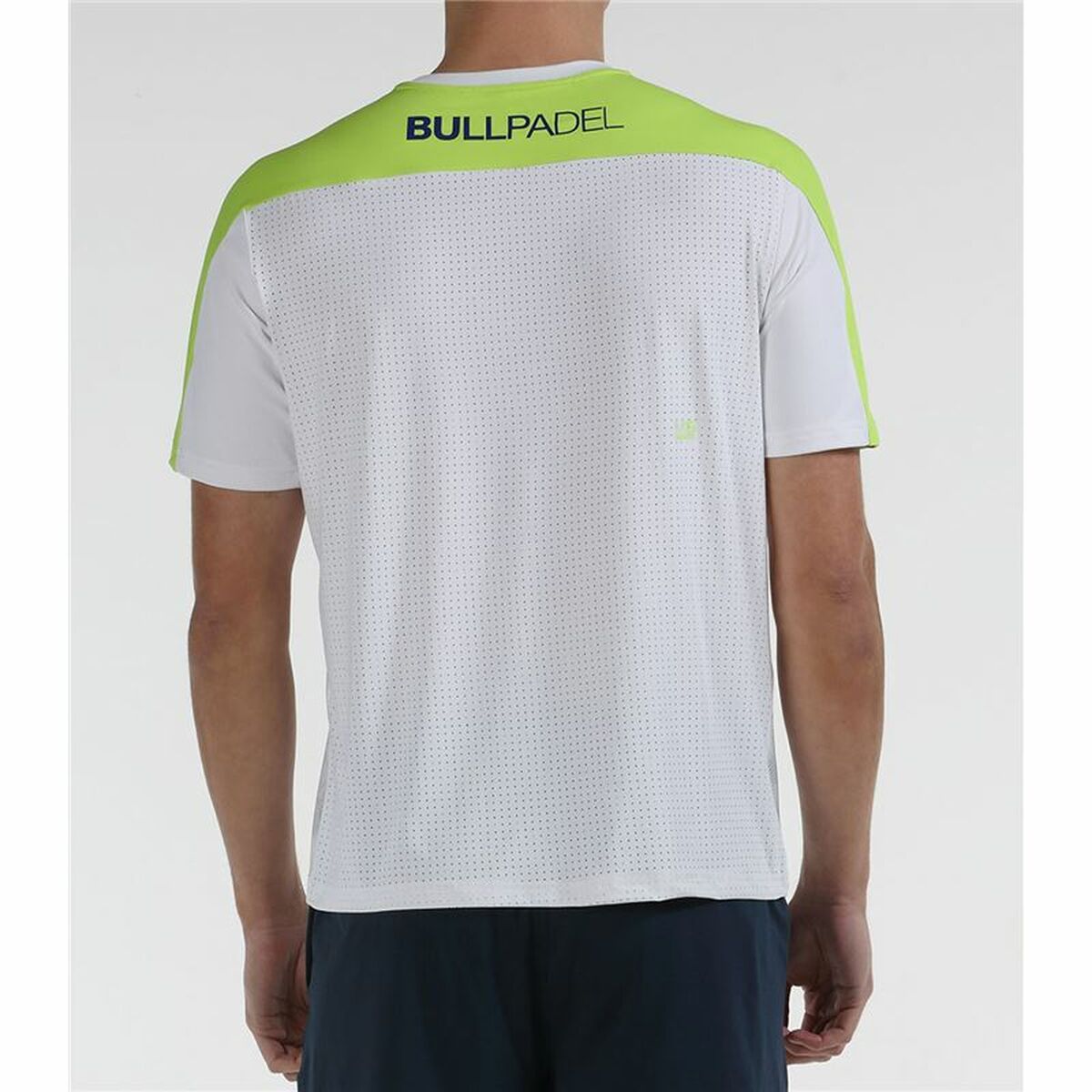 Heren-T-Shirt met Korte Mouwen Bullpadel Wit Mannen