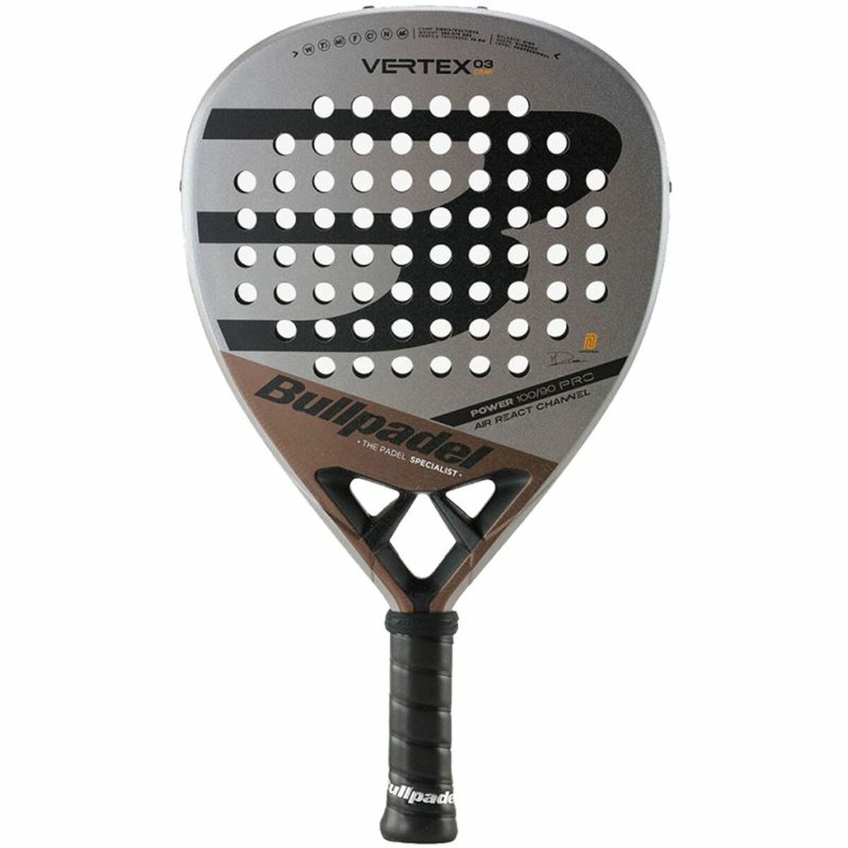 Padel Racket Bullpadel Vertex 03 Comfort 23 Grijs