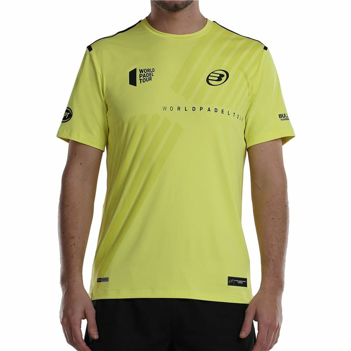 Heren-T-Shirt met Korte Mouwen Bullpadel Logro Citroen