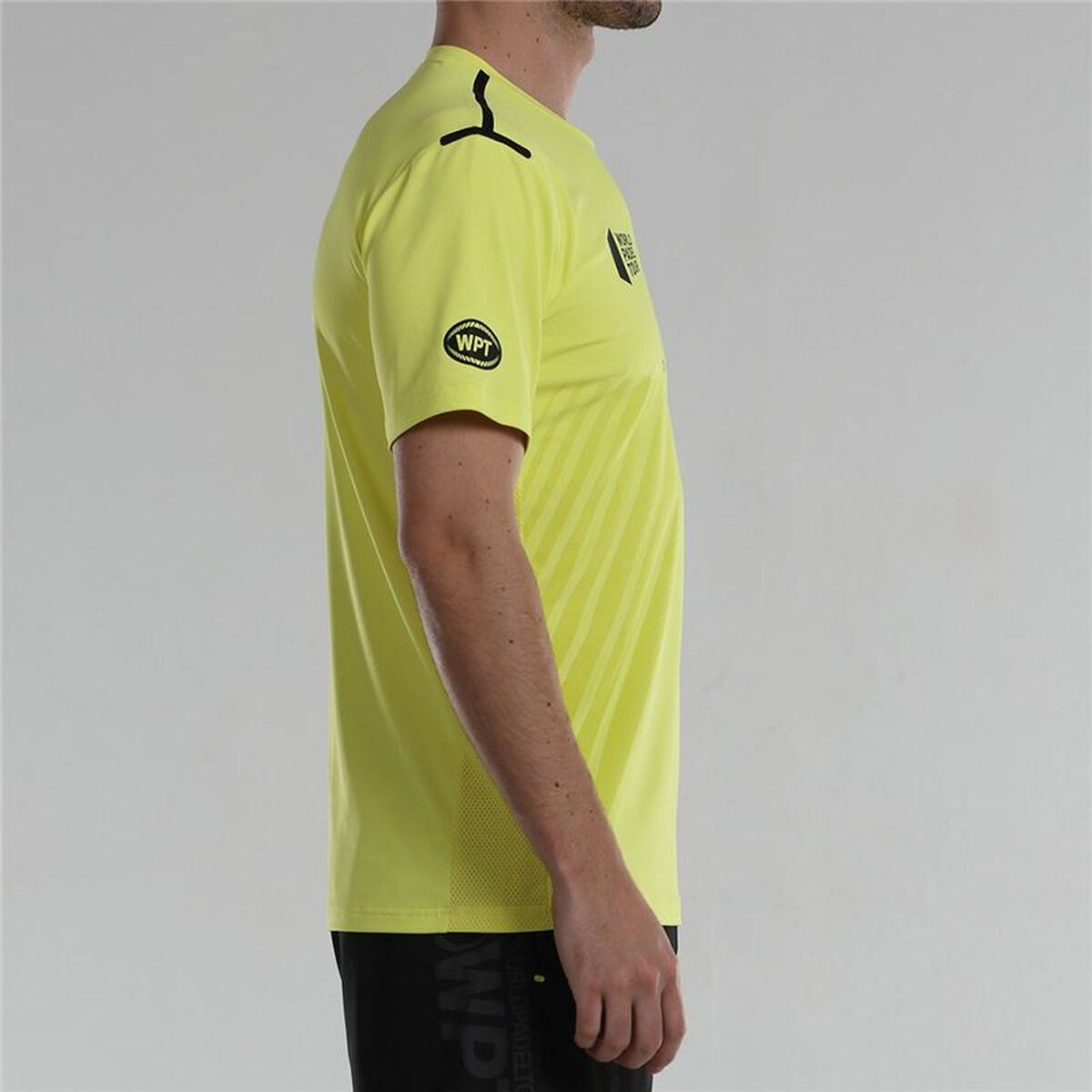 Heren-T-Shirt met Korte Mouwen Bullpadel Logro Citroen