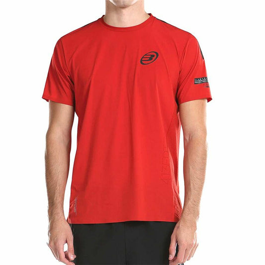 Heren-T-Shirt met Korte Mouwen Bullpadel Odeon Tl Rood