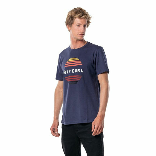 Heren-T-Shirt met Korte Mouwen Rip Curl El Mama Donkerblauw Mannen
