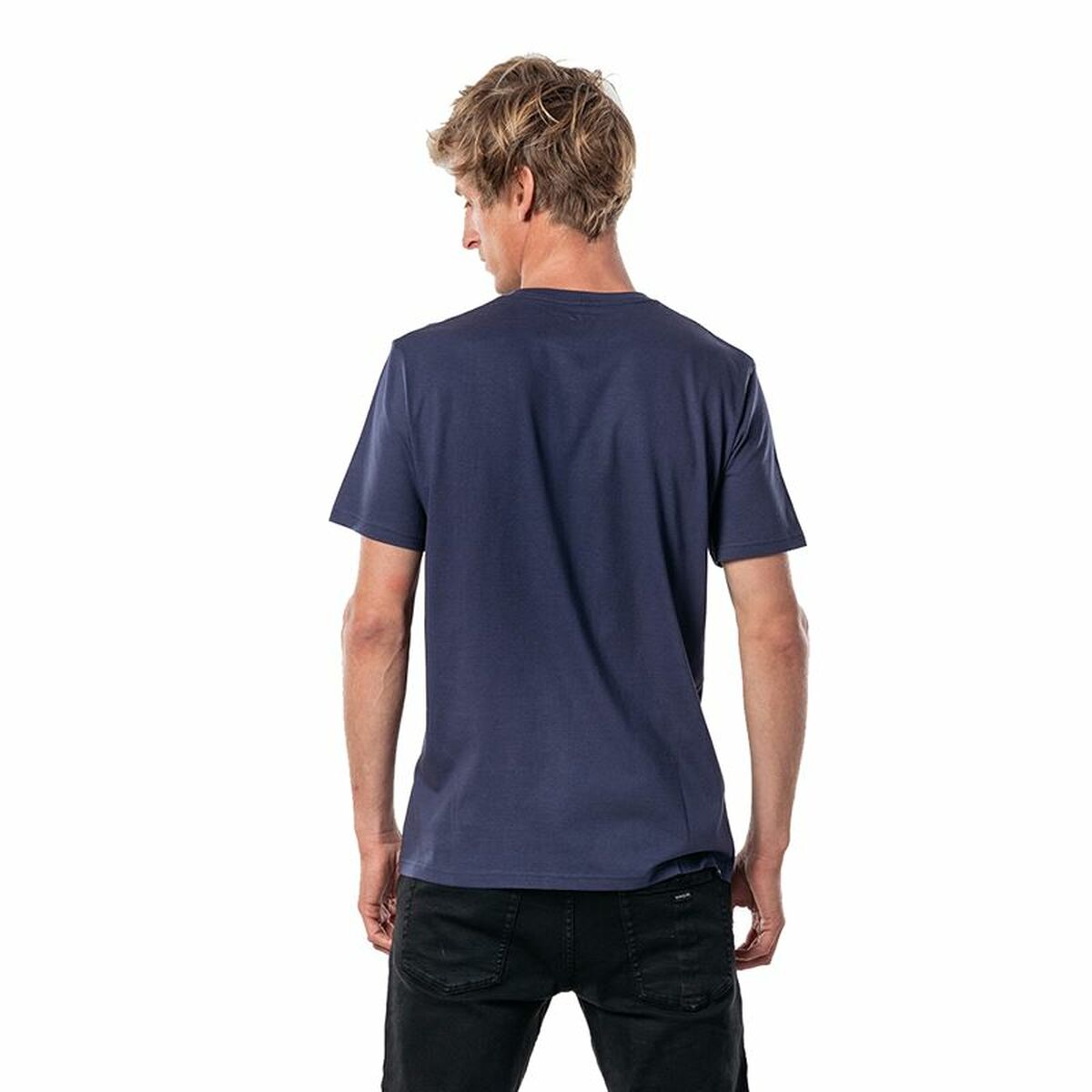 Heren-T-Shirt met Korte Mouwen Rip Curl El Mama Donkerblauw Mannen