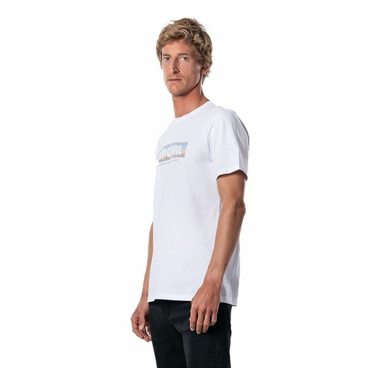 Heren-T-Shirt met Korte Mouwen Rip Curl El Mama Wit