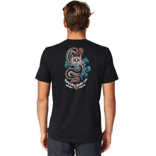 Heren-T-Shirt met Korte Mouwen Rip Curl Animals Mannen