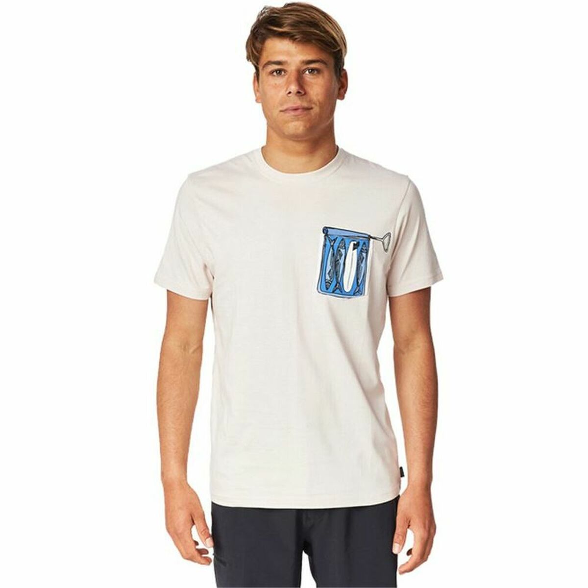 Dames-T-Shirt met Korte Mouwen Rip Curl Inda Pocket Wit