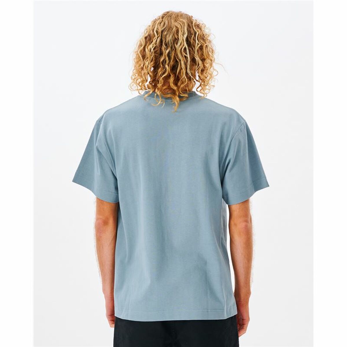 Heren-T-Shirt met Korte Mouwen Rip Curl Pocket Quality Surf Blauw