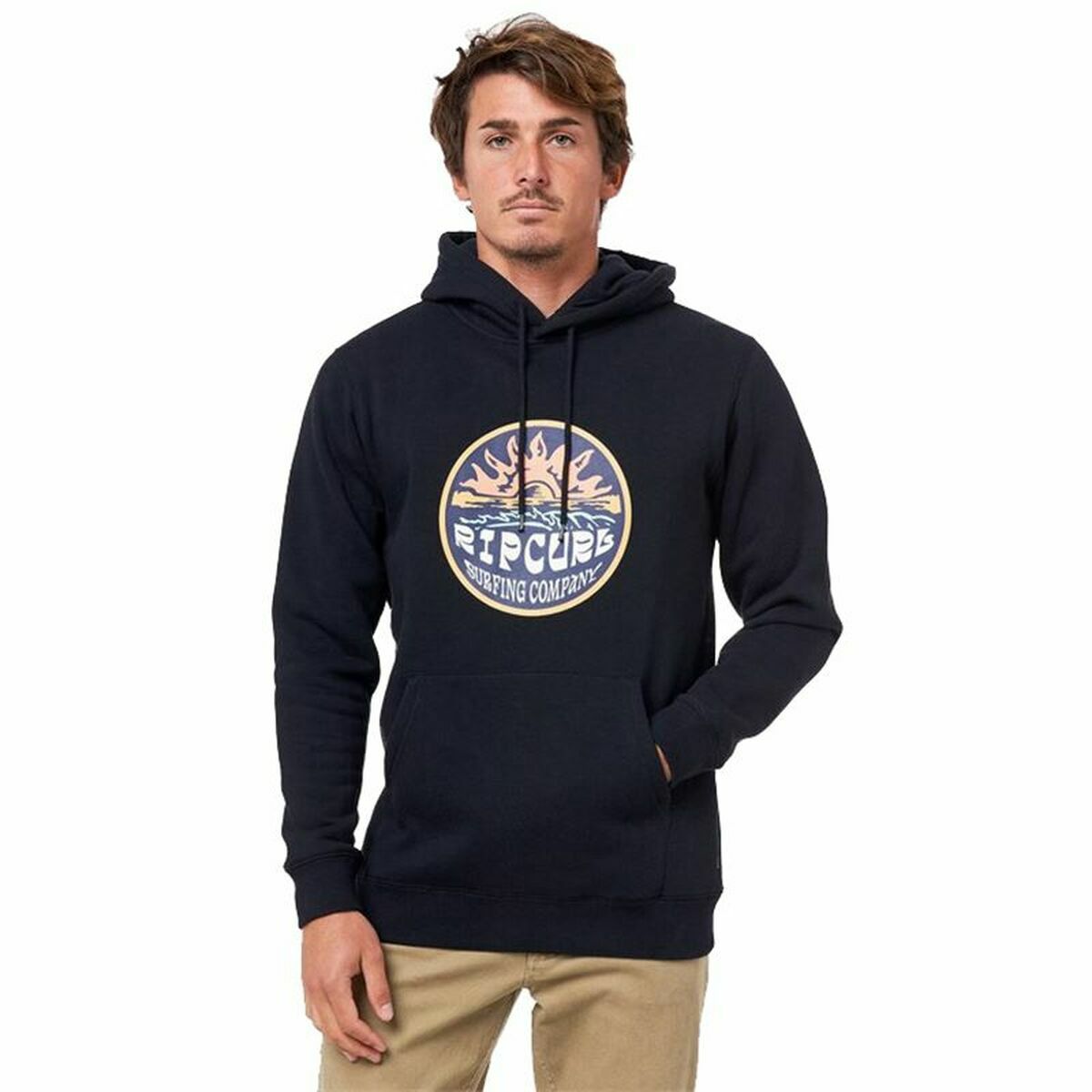 Herenhoodie Rip Curl Tobar Zwart