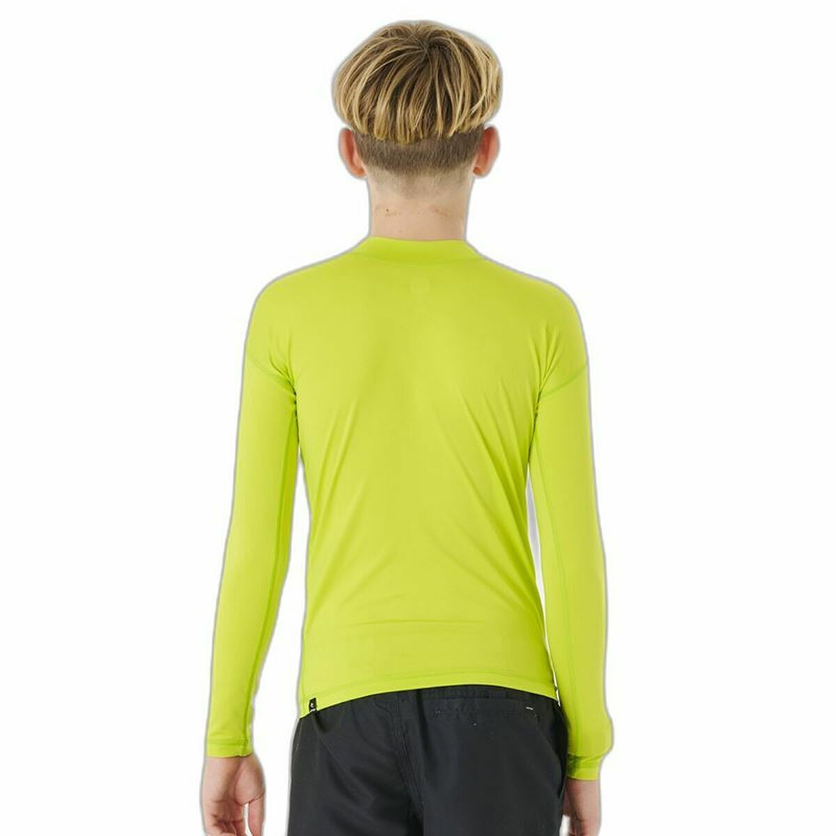 Shirt Rip Curl Corps L/S Rash Vest Geel Branding Lycra