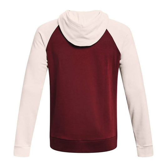 Herenhoodie Under Armour Donkerrood