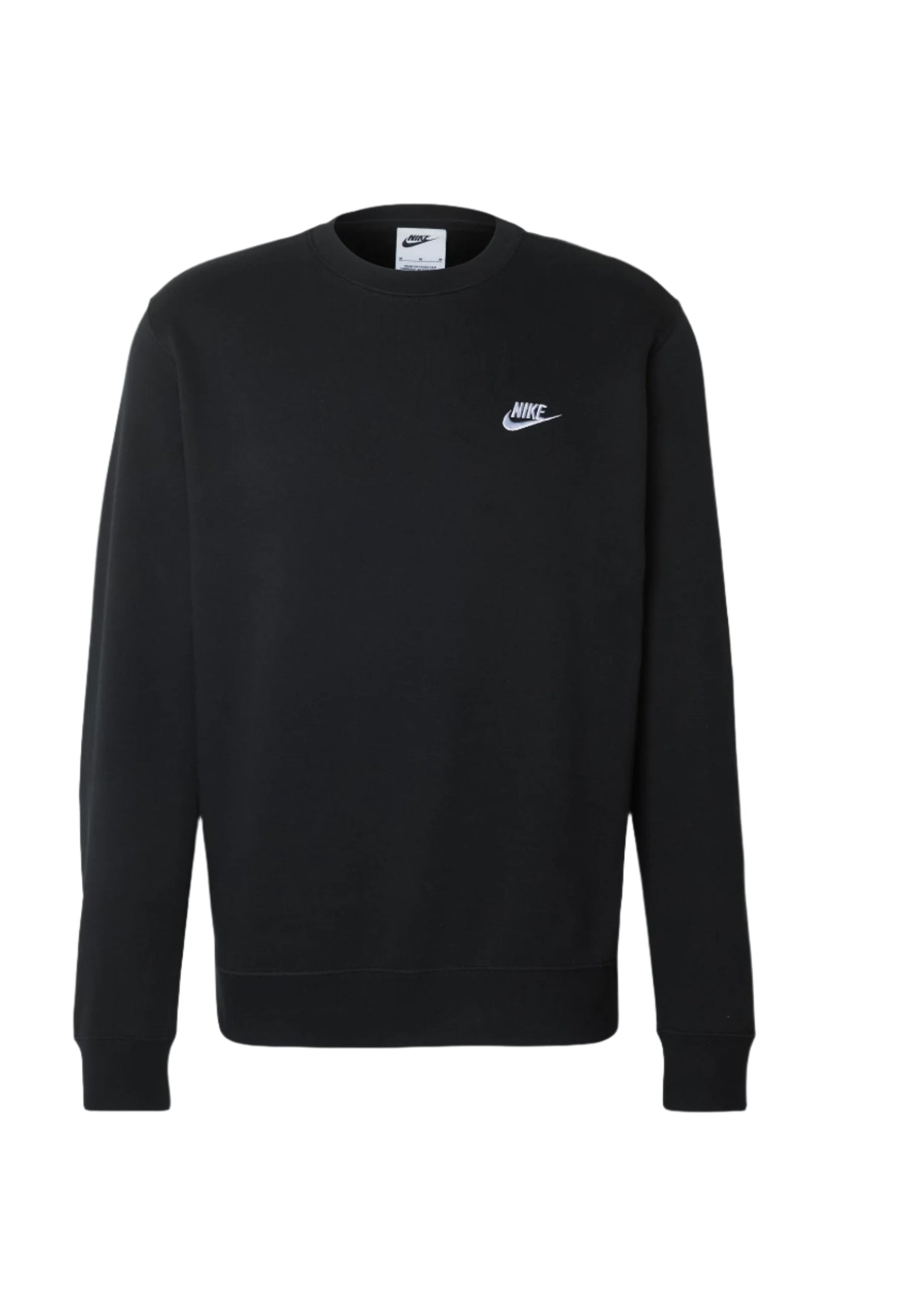 Nike Club Sweater Zwart - Classic Fit