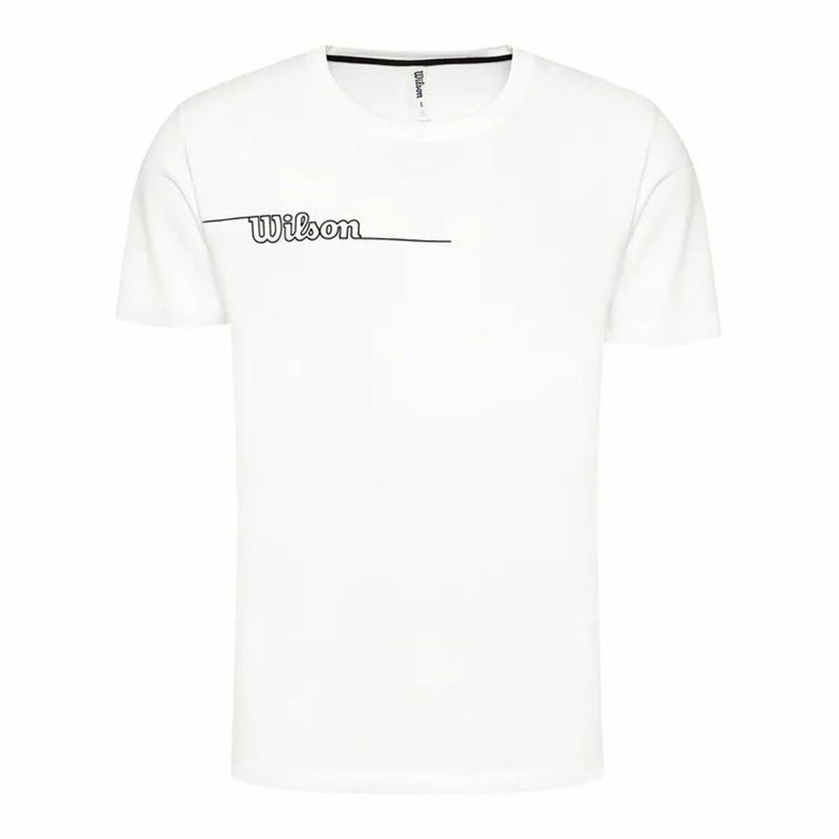 Sport T-shirt Korte Mouwen Wilson Team II Teach Wit