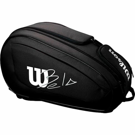 Padel Tas Wilson Bela Super Tour Zwart