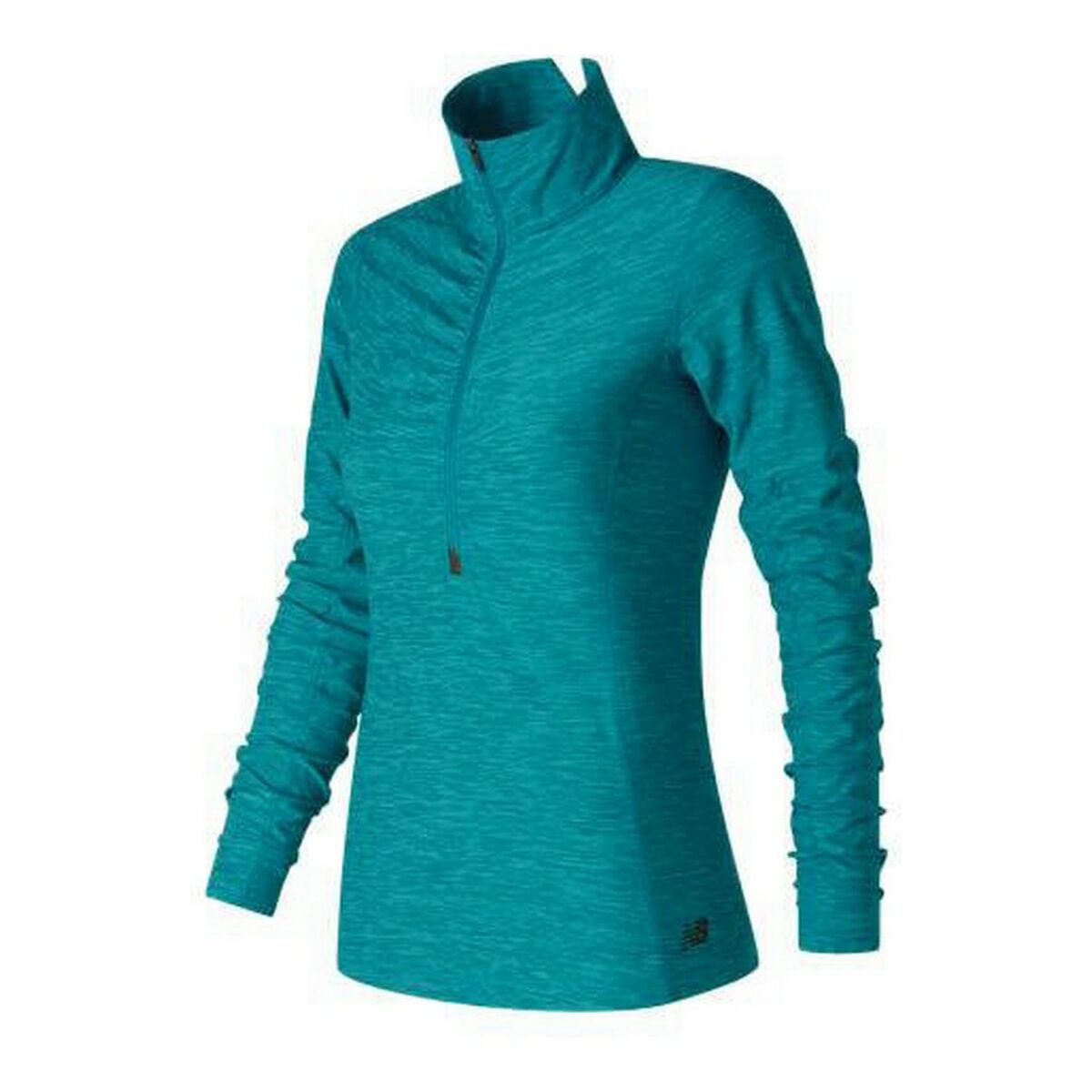 T-Shirt met Lange Mouwen New Balance WT71102  Groen