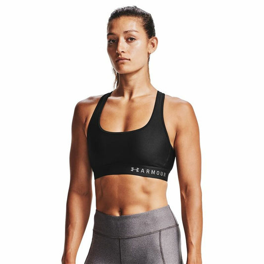 Sportbeha Under Armour Mid Crossback Zwart