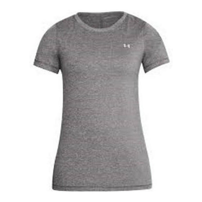 Dames-T-Shirt met Korte Mouwen Under Armour 1285637-020 Grijs