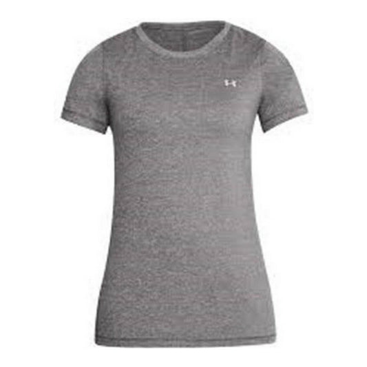 Dames-T-Shirt met Korte Mouwen Under Armour 1285637-020 Grijs