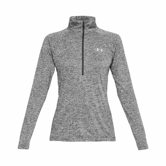 Dames-T-Shirt met Lange Mouwen Under Armour Tech Twist Lichtgrijs