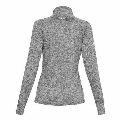 Dames-T-Shirt met Lange Mouwen Under Armour Tech Twist Lichtgrijs