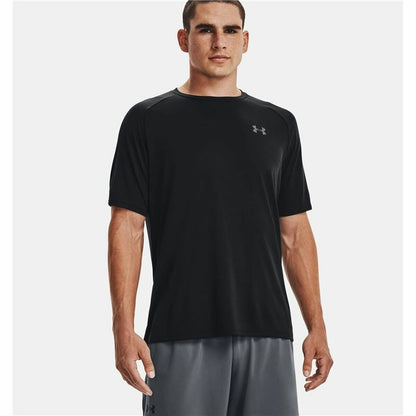 Heren-T-Shirt met Korte Mouwen Under Armour Tech 2.0 Zwart