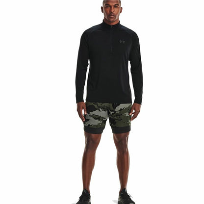 Herenshirt met Lange Mouwen Under Armour Tech Zwart Multicolour