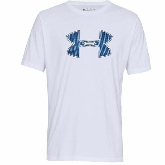 Heren-T-Shirt met Korte Mouwen Under Armour Fleece Big Logo Wit