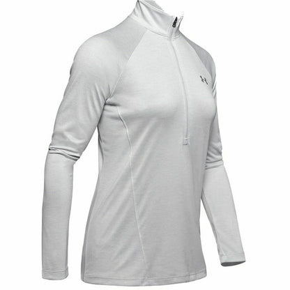 Dames-T-Shirt met Lange Mouwen Under Armour Tech 1/2 Zip Twist