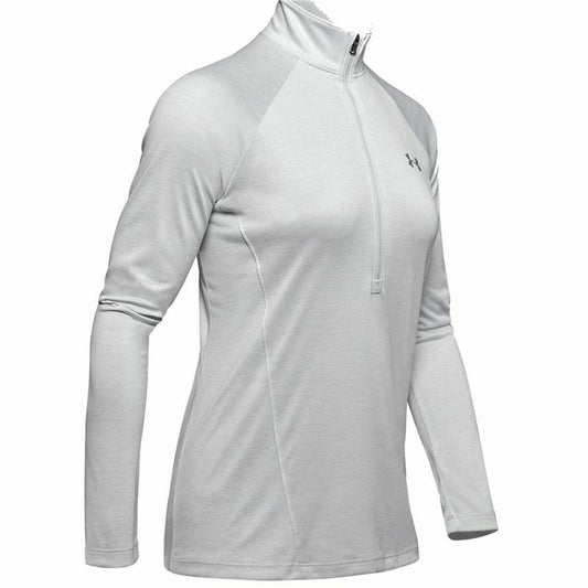 Dames-T-Shirt met Lange Mouwen Under Armour Tech 1/2 Zip Twist