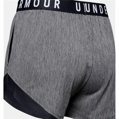 Sportbroeken voor Dames Under Armour Play Up 3.0 Twist Donker grijs Zwart