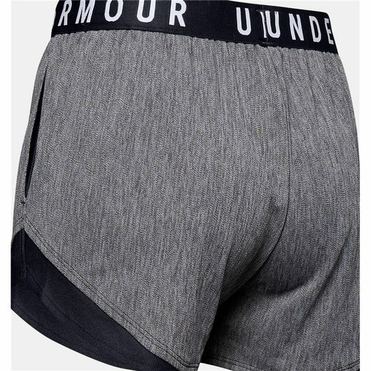 Sportbroeken voor Dames Under Armour Play Up 3.0 Twist Donker grijs Zwart