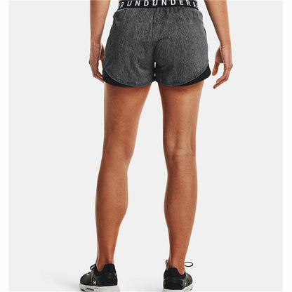 Sportbroeken voor Dames Under Armour Play Up 3.0 Twist Donker grijs Zwart