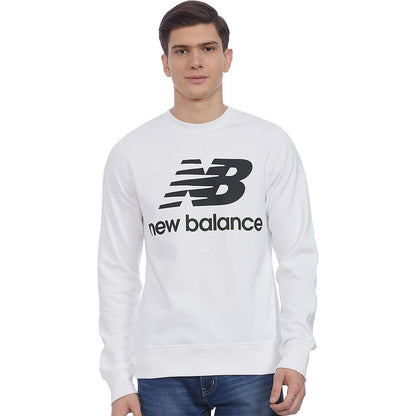 Herensweater zonder Capuchon New Balance MT03560 Wit