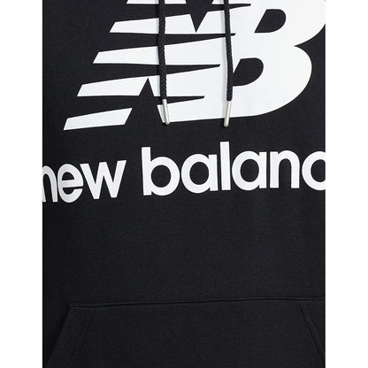 Herenhoodie  ESSE ST LOGO POHO New Balance MT03558 Zwart