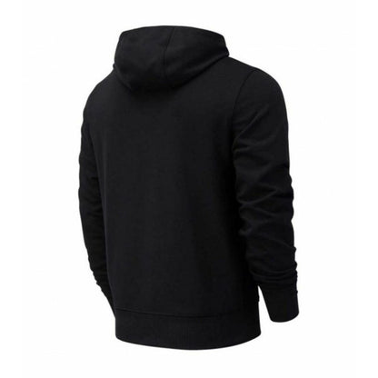 Herenhoodie  ESSE ST LOGO POHO New Balance MT03558 Zwart