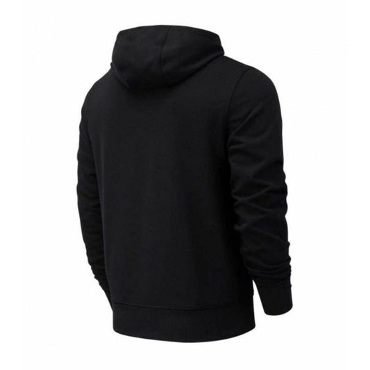 Herenhoodie  ESSE ST LOGO POHO New Balance MT03558 Zwart