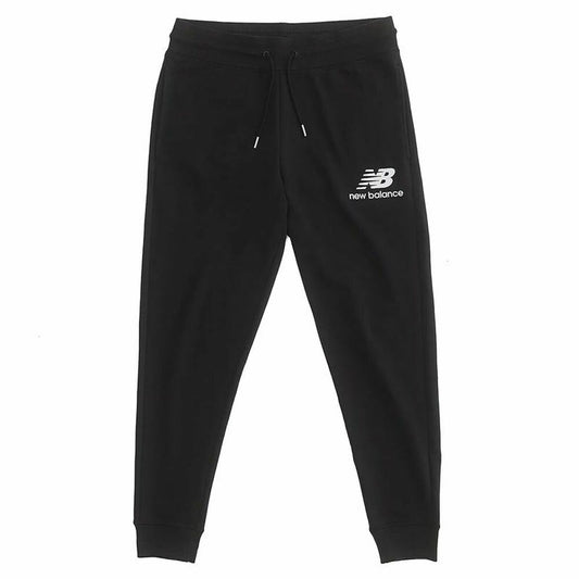 Lange sportbroek New Balance Essentials Stacked Logo Zwart Mannen