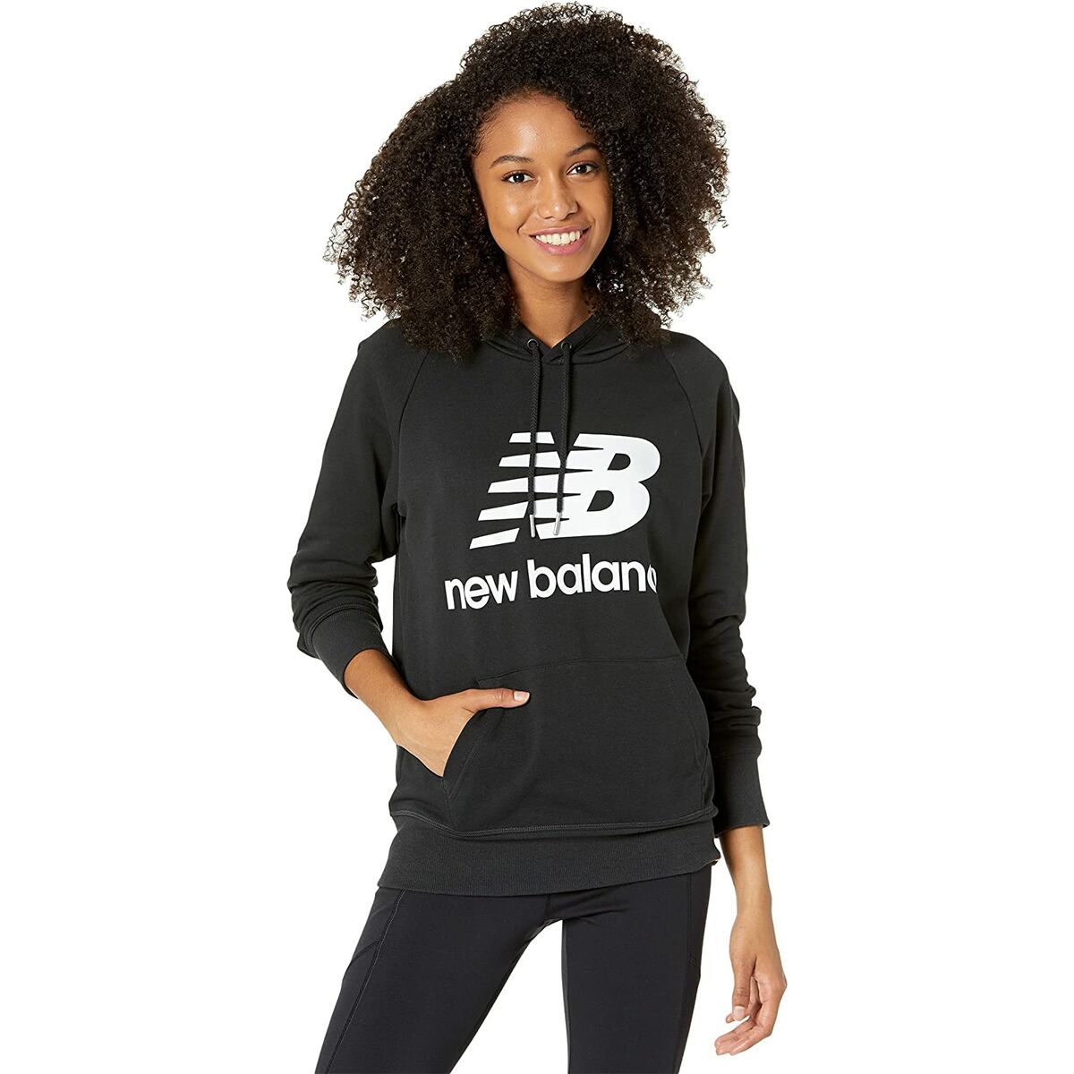Dameshoodie New Balance Zwart