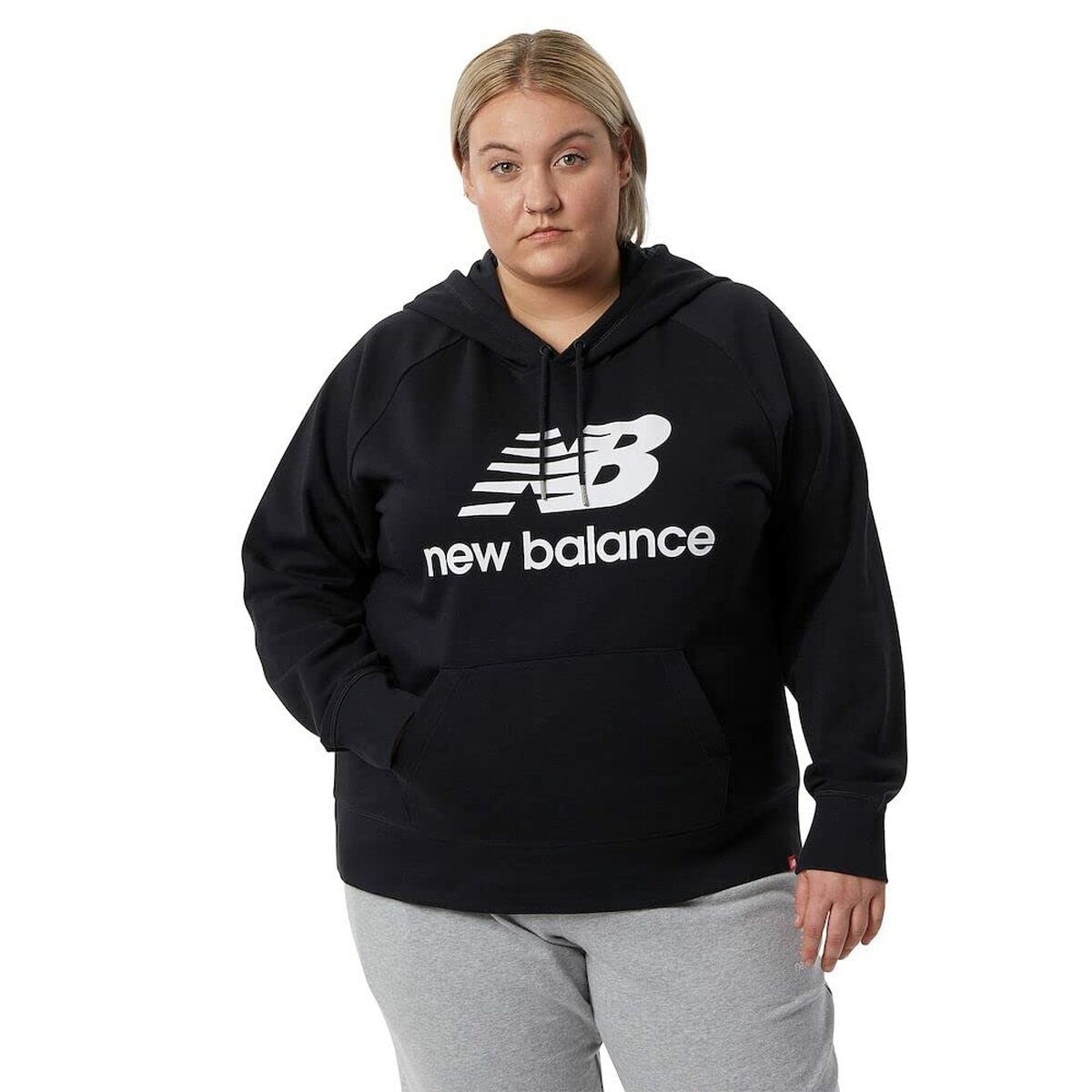 Dameshoodie New Balance Zwart
