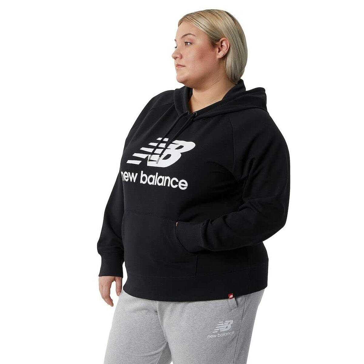 Dameshoodie New Balance Zwart