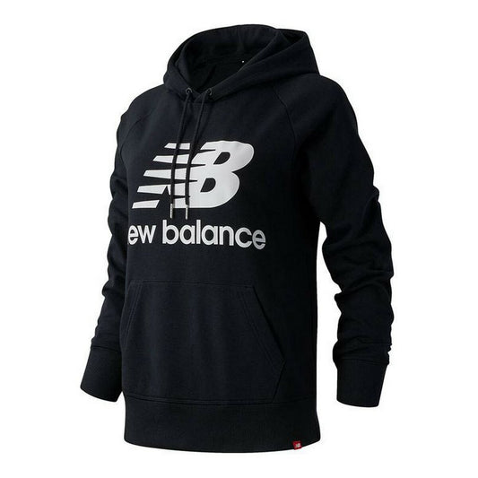 Dameshoodie New Balance Essentials Zwart