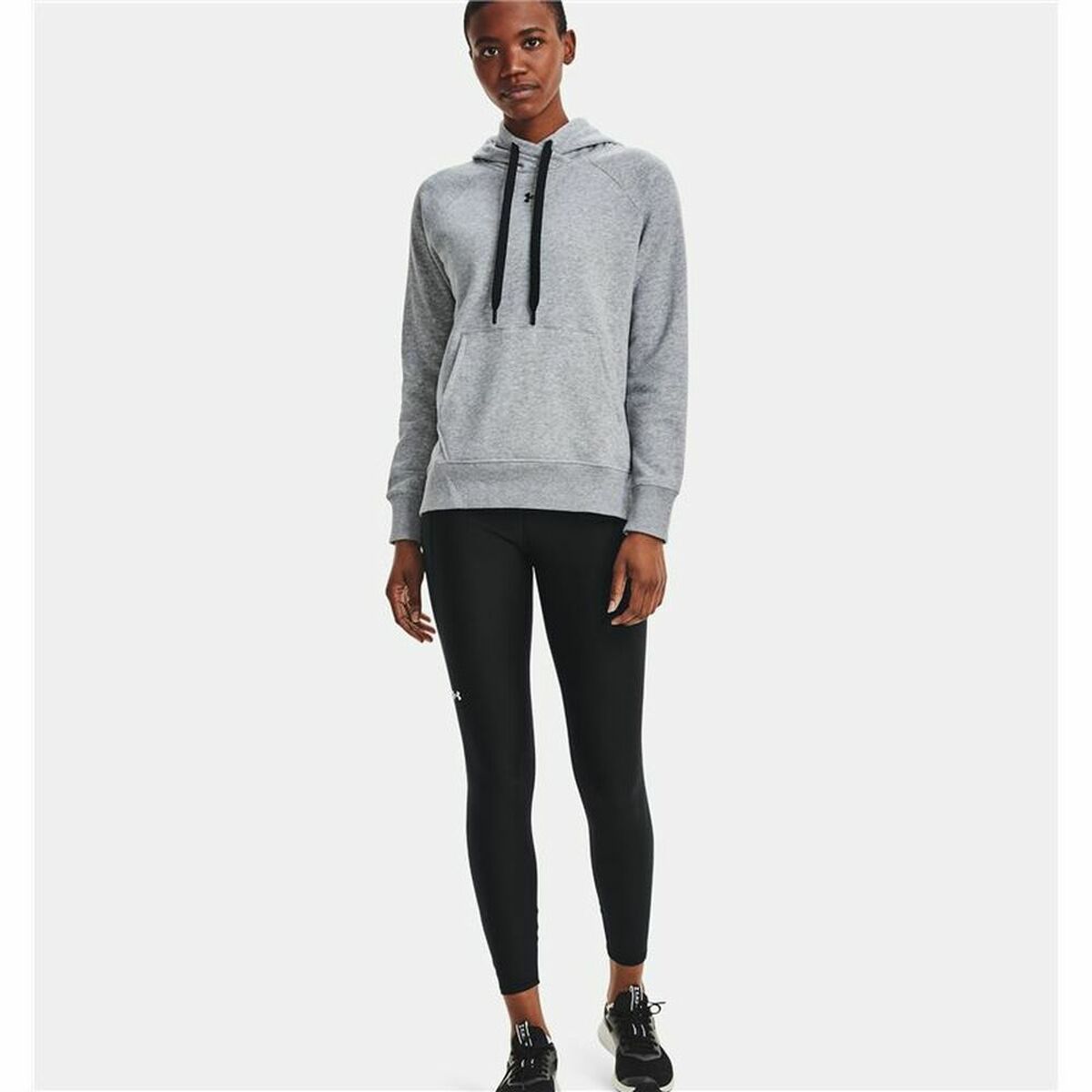 Dameshoodie Under Armour Rival Grijs