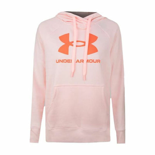 Dameshoodie Under Armour Rival Fleece Roze