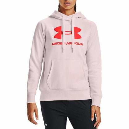 Dameshoodie Under Armour Rival Fleece Roze